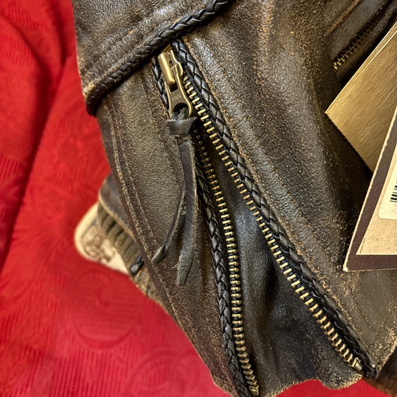 Harley Davidson Men's Brown Leather Jacket - Picture 5 of 8